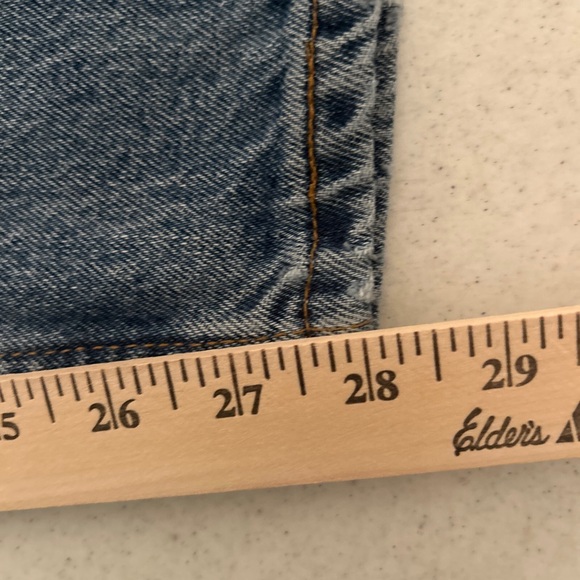 Levis 550 Jeans Women’s 14S Vintage High Rise Mom Red Tag Medium Wash Logo Denim - Picture 11 of 11